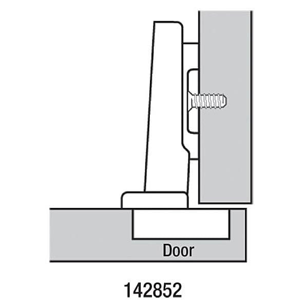Clip Top Hinge with Cam Plate - Pair