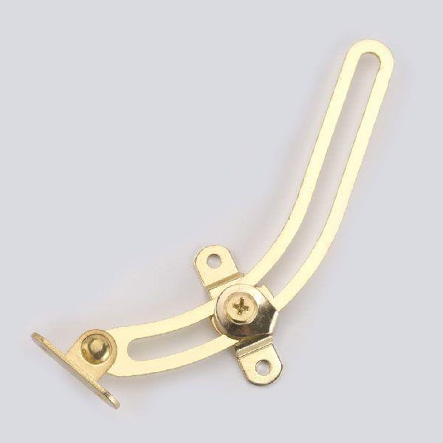 Curved Right Hand Friction Lid Support with Screws