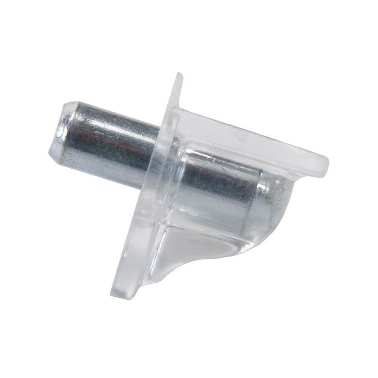 Bracket Style Shelf Support - 5 mm Pin - Clear - 25 Pack