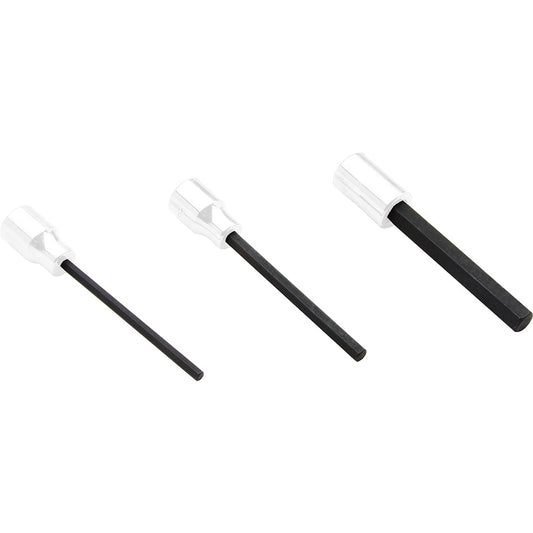 Replacement Bits for 3/8 Drive Hex Head Sockets - Extra Long