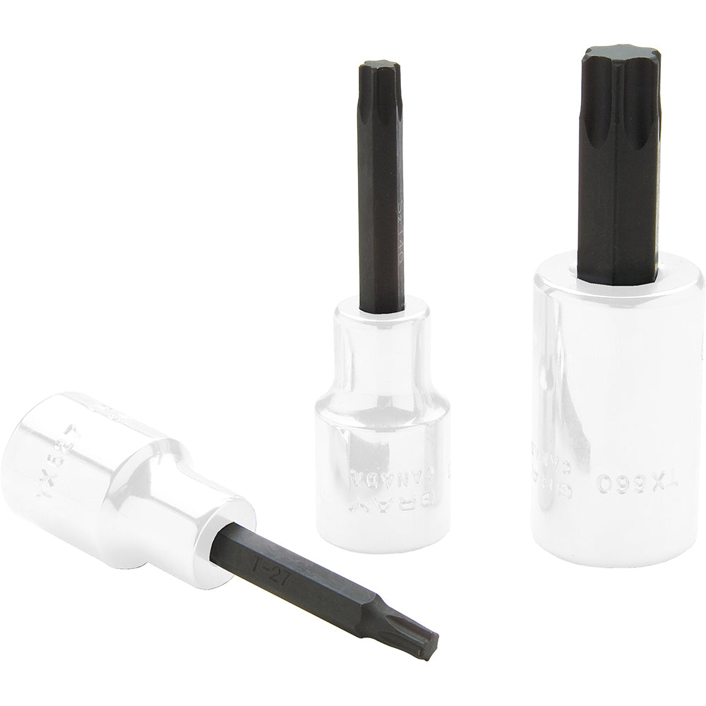 Replacement Bits for 1/2 Drive Torx® Head Sockets