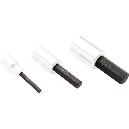 Replacement Bits for 1/2 Drive Hex Head Sockets - Standard Length