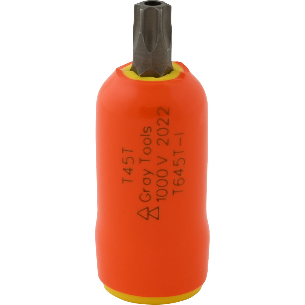 3/8 Drive Torx® Insulated Head Sockets - Tamper Resistant - Standard Length